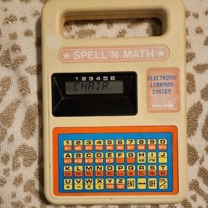 Vintage Radio Shack Spell 'N Math Electronic Learning System
